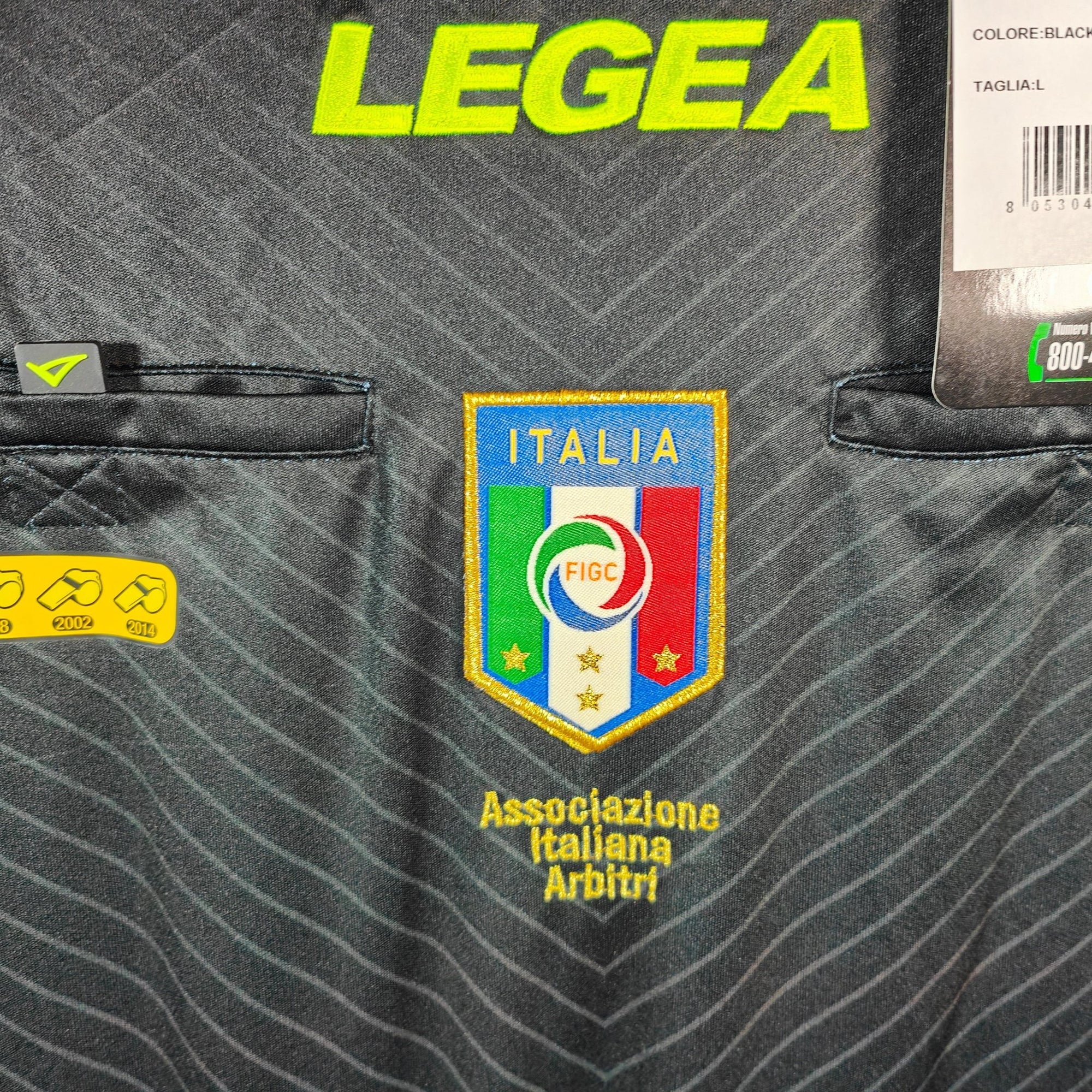 Referee Serie A Italy Shirt Black - BNWT - (L) - Eternal Pitch