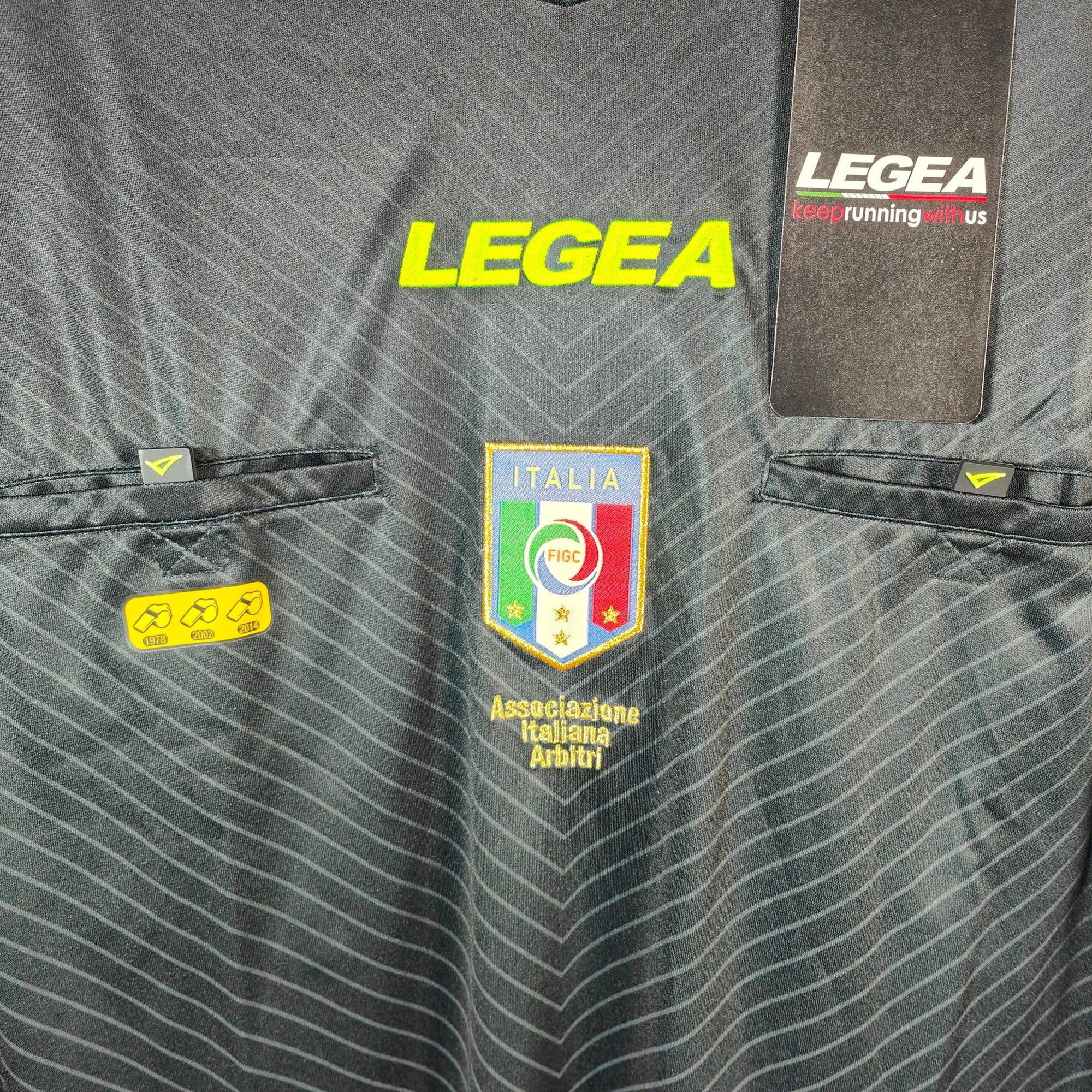 Referee Serie A Italy Shirt Black - BNWT - (XL) - Eternal Pitch