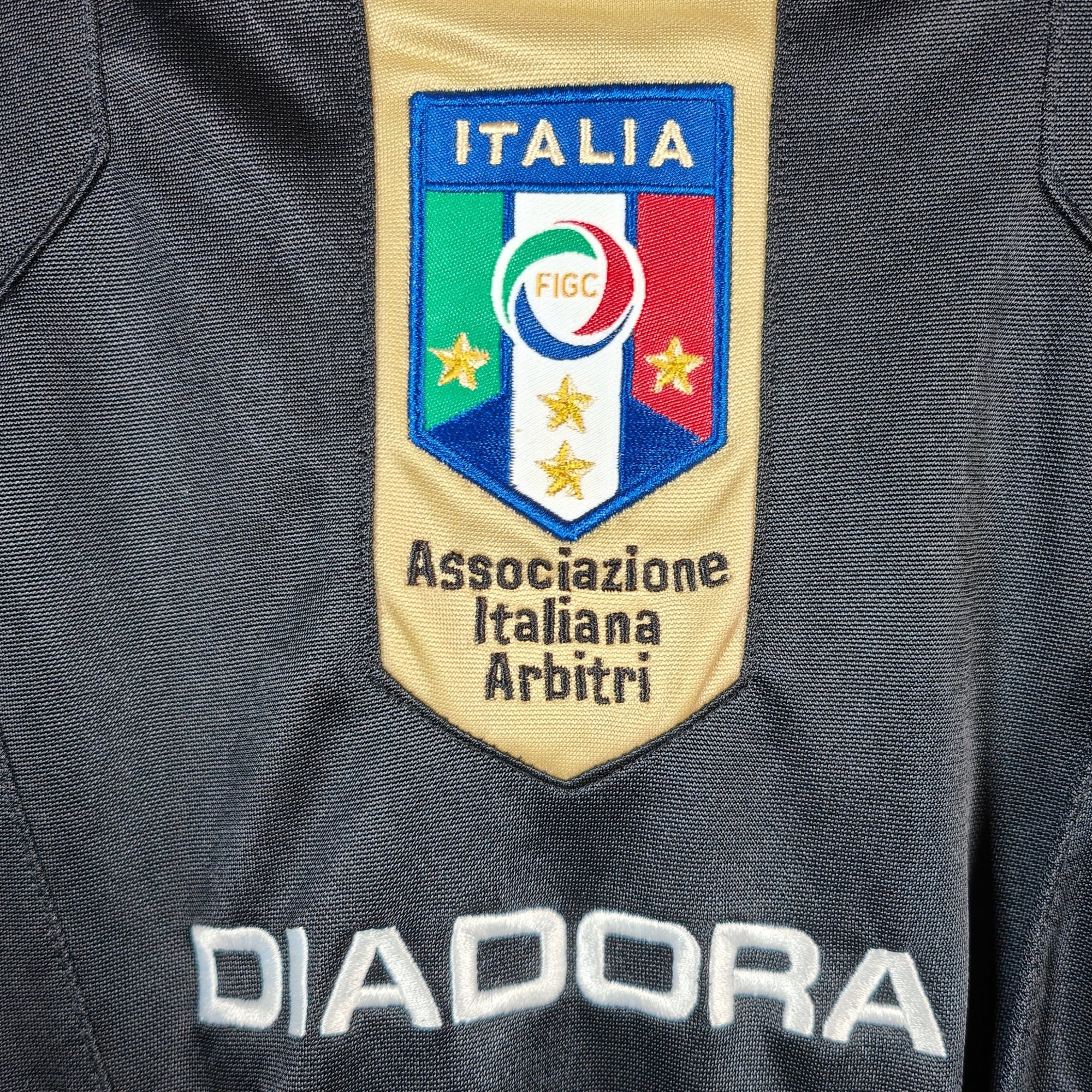 Referee Serie A Italy Shirt Black Gold - BNWT - (XL) - Eternal Pitch