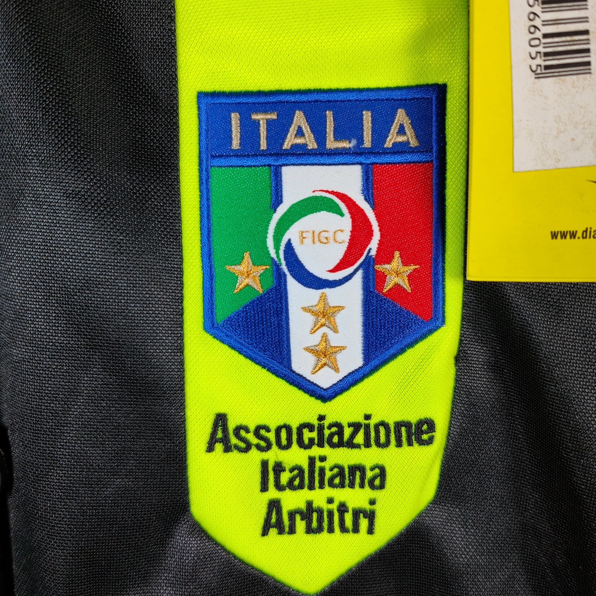 Referee Serie A Italy Shirt Black Yellow - BNWT - (XL) - Eternal Pitch