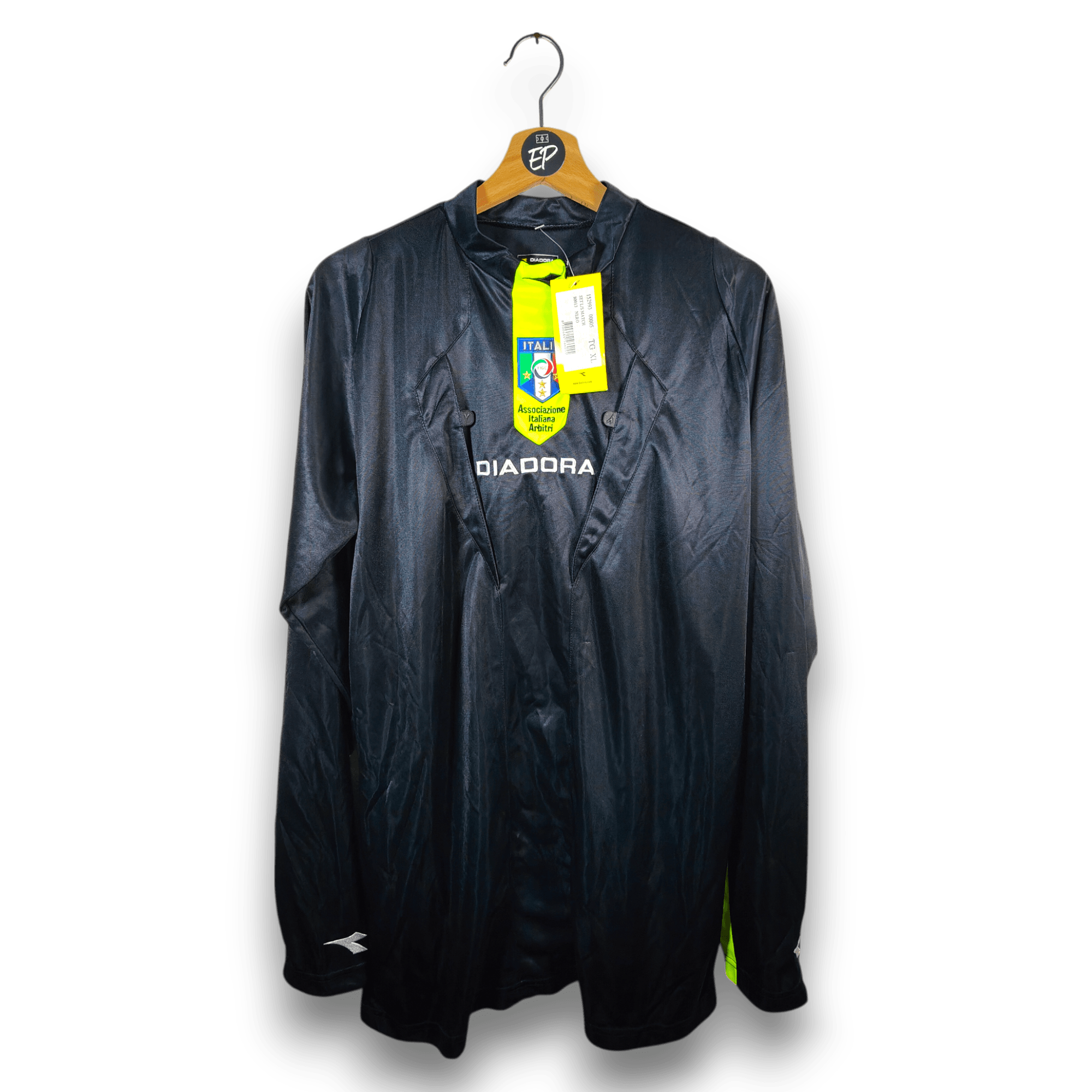 Referee Serie A Italy Shirt Black Yellow - BNWT - (XL) - Eternal Pitch