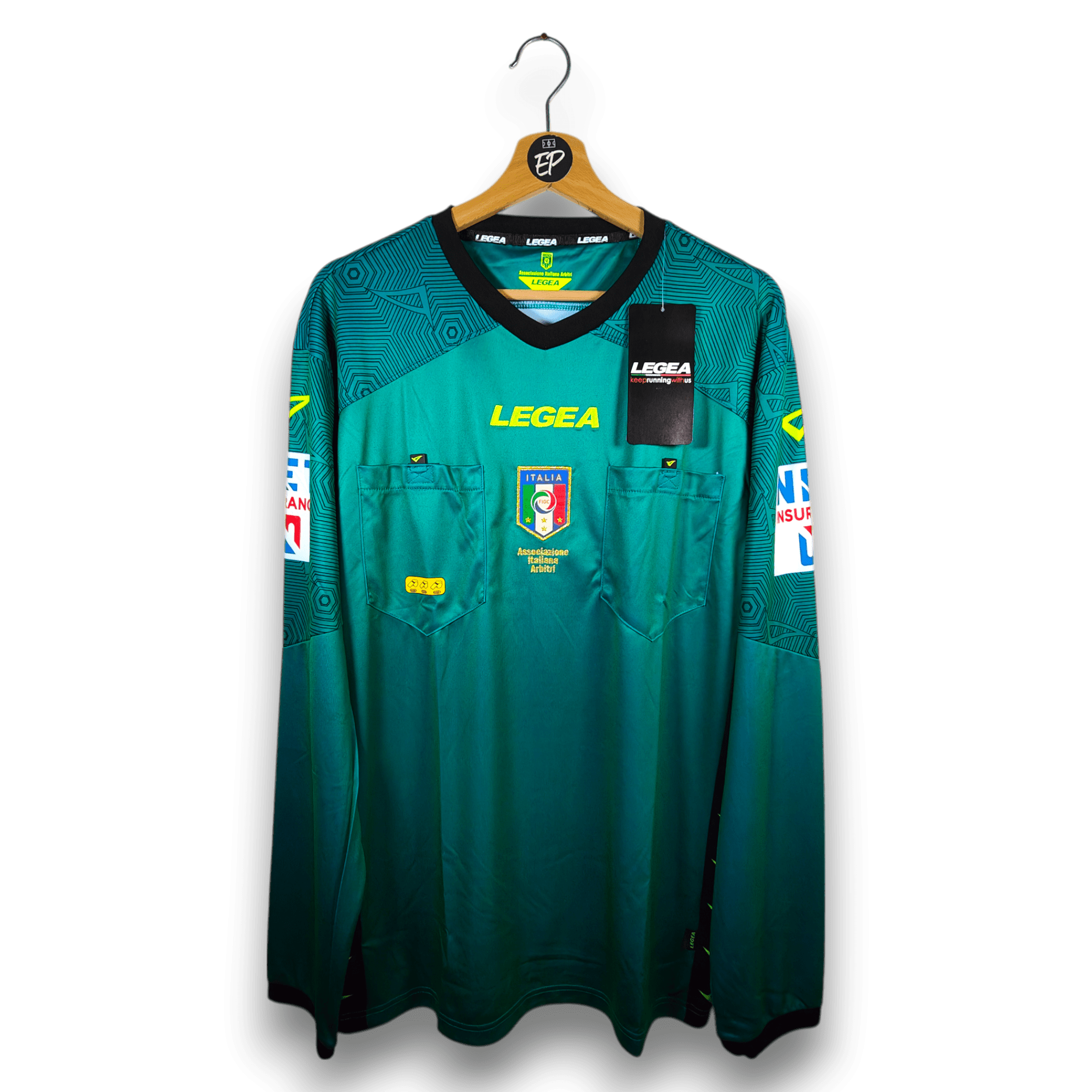 Referee Serie A Italy Shirt Green - BNWT - (XL) - Eternal Pitch