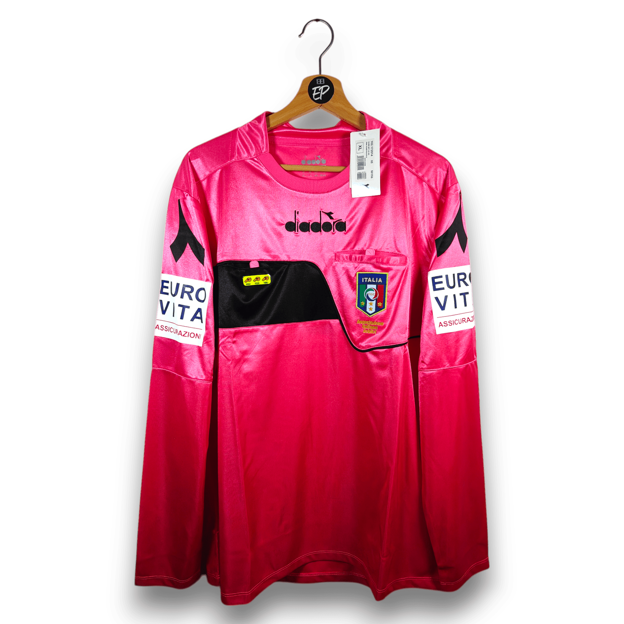 Referee Serie A Italy Shirt Pink BNWT (XL) - Eternal Pitch