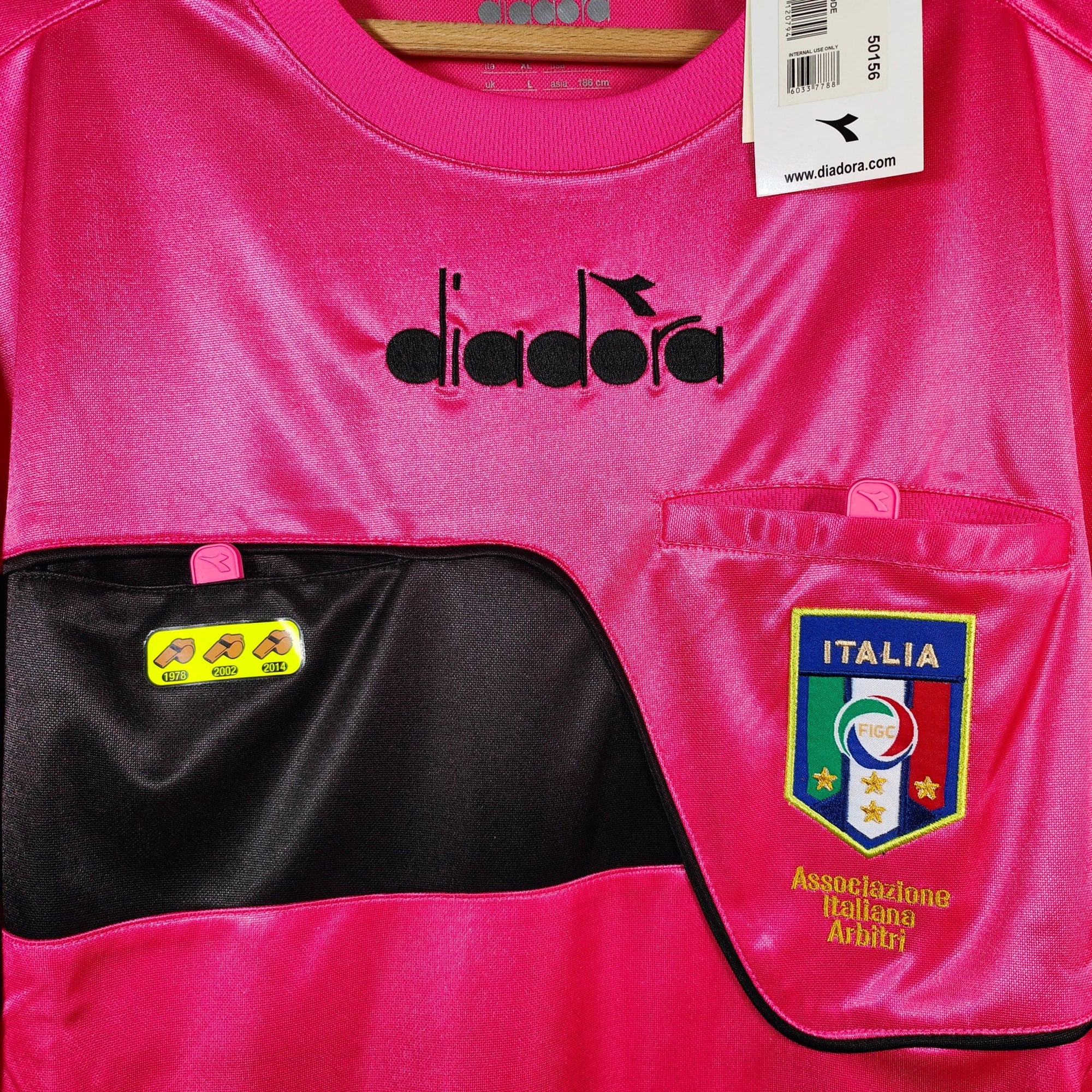 Referee Serie A Italy Shirt Pink BNWT (XL) - Eternal Pitch