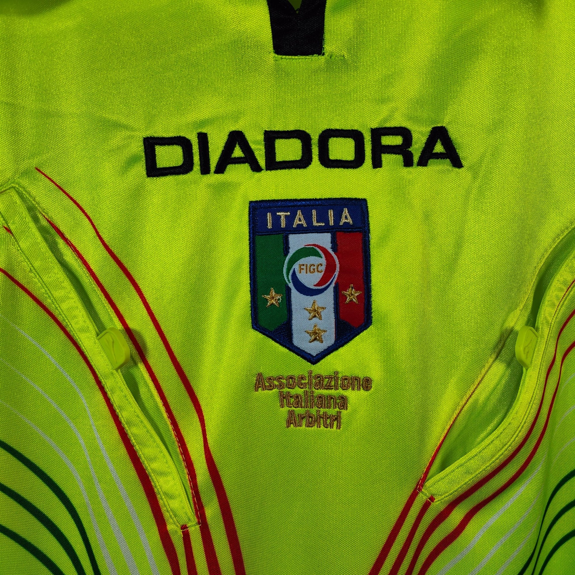 Referee Serie A Italy Shirt Yellow - 9.5/10 - (L) - Eternal Pitch