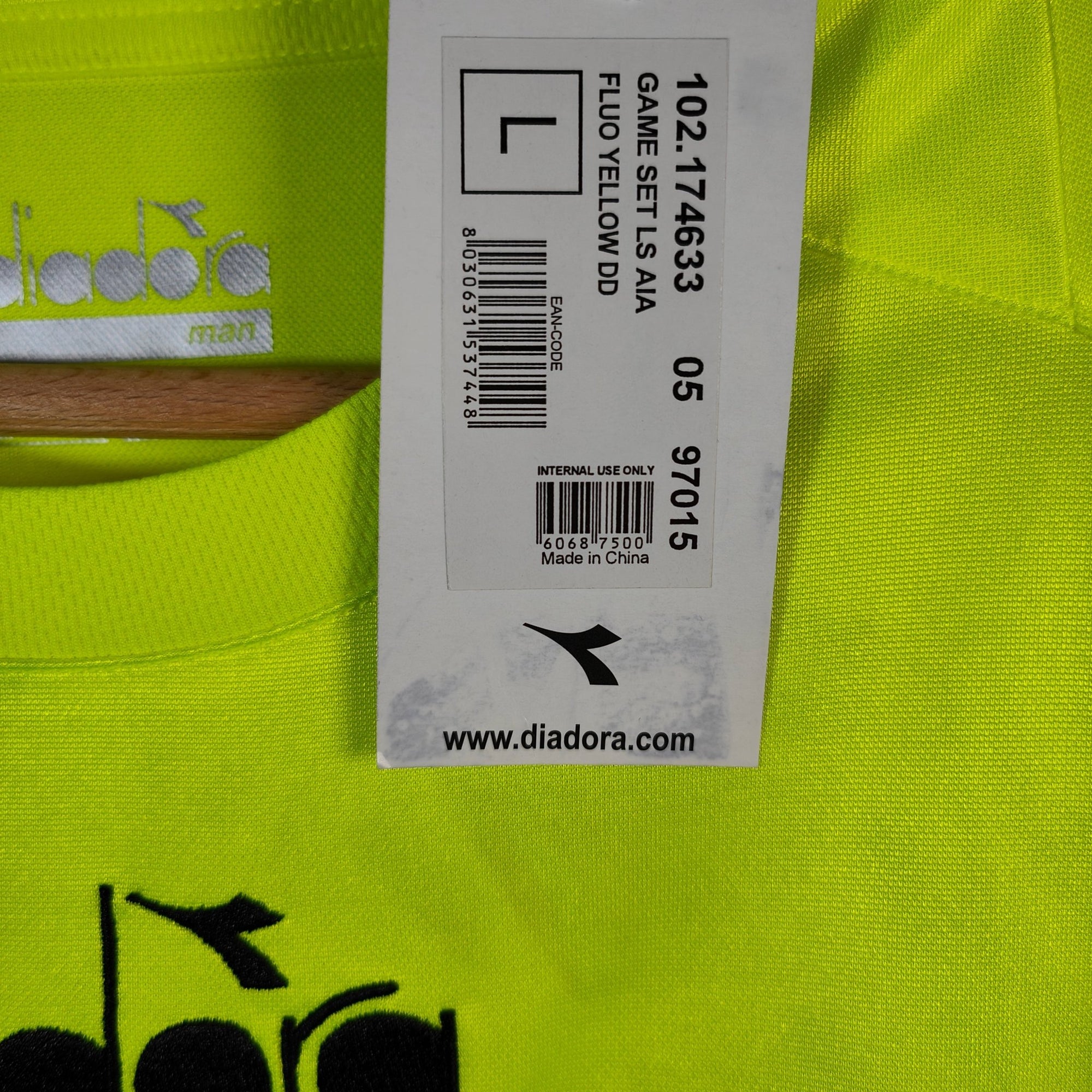 Referee Serie A Italy Shirt Yellow - BNWT - (L) - Eternal Pitch