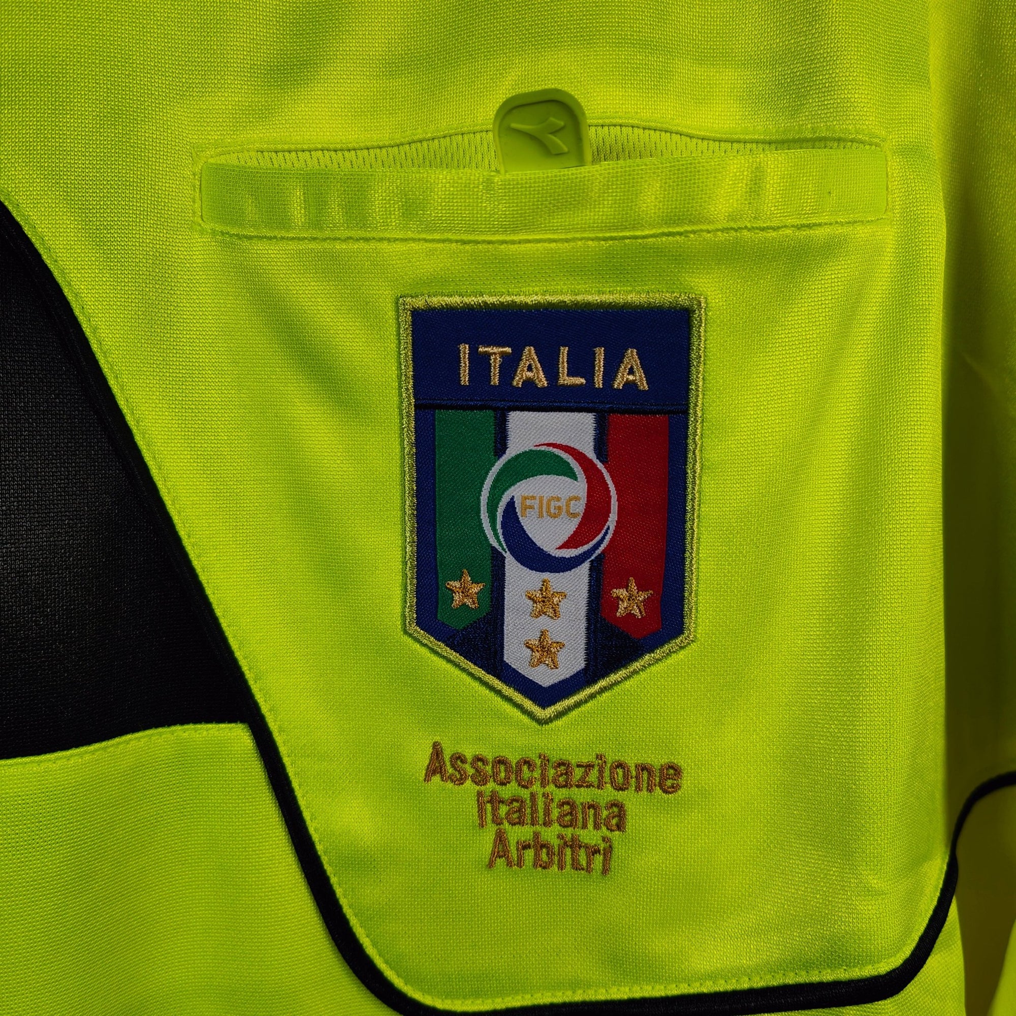 Referee Serie A Italy Shirt Yellow - BNWT - (L) - Eternal Pitch