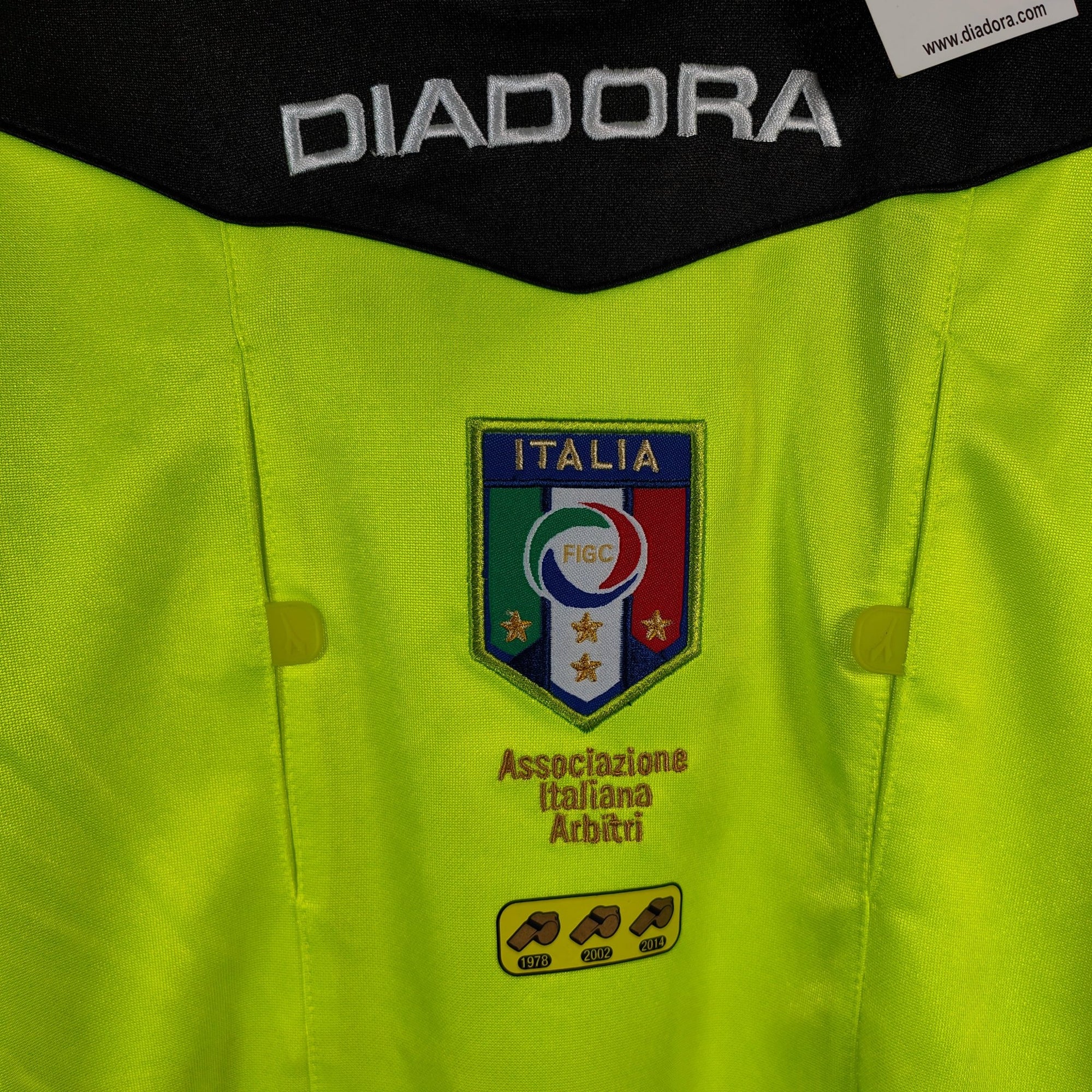 Referee Serie A Italy Shirt Yellow - BNWT - (L) - Eternal Pitch