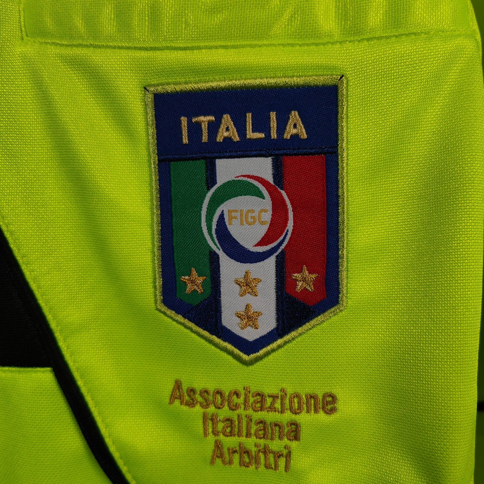 Referee Serie A Italy Shirt Yellow - BNWT - (XL) - Eternal Pitch