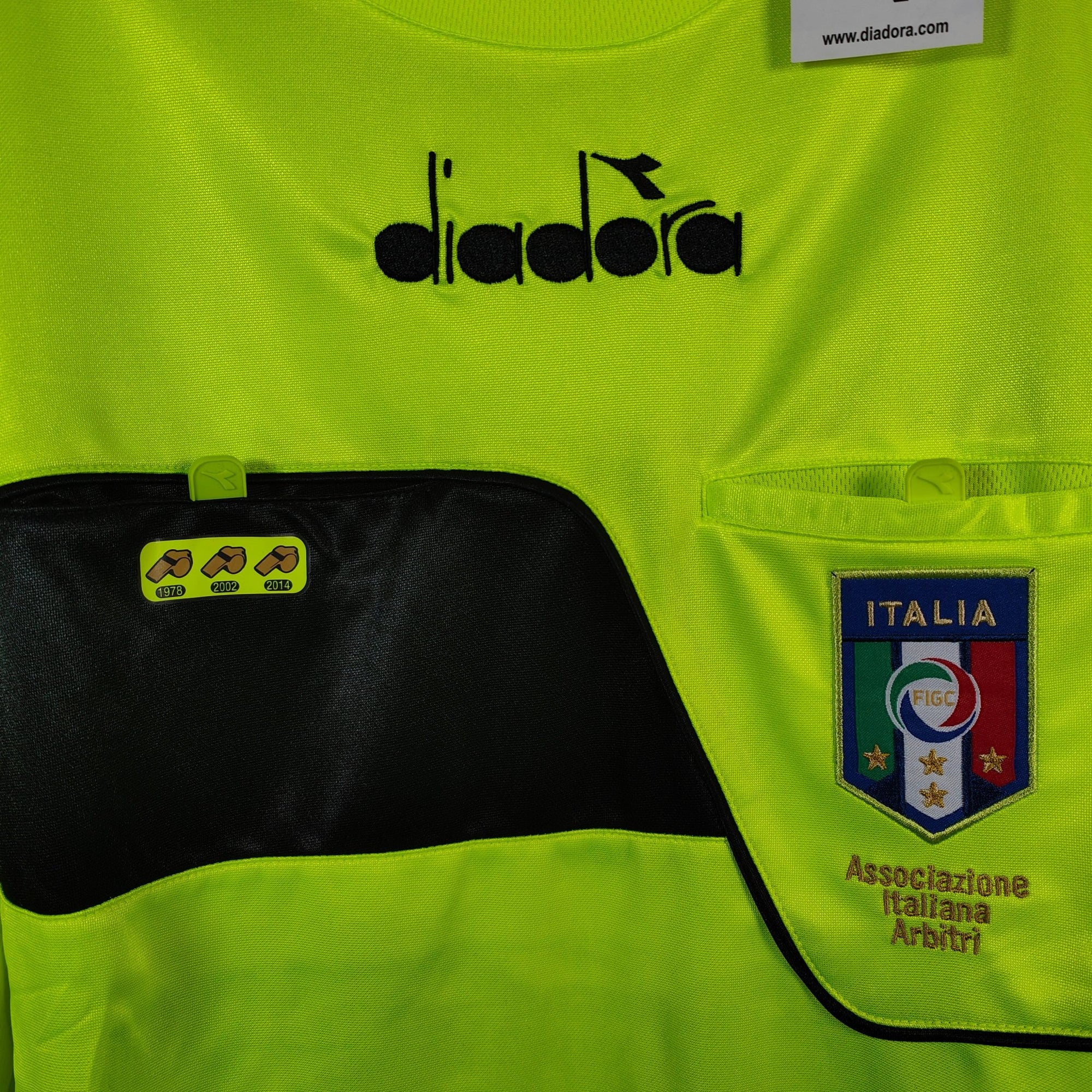 Referee Serie A Italy Shirt Yellow - BNWT - (XL) - Eternal Pitch